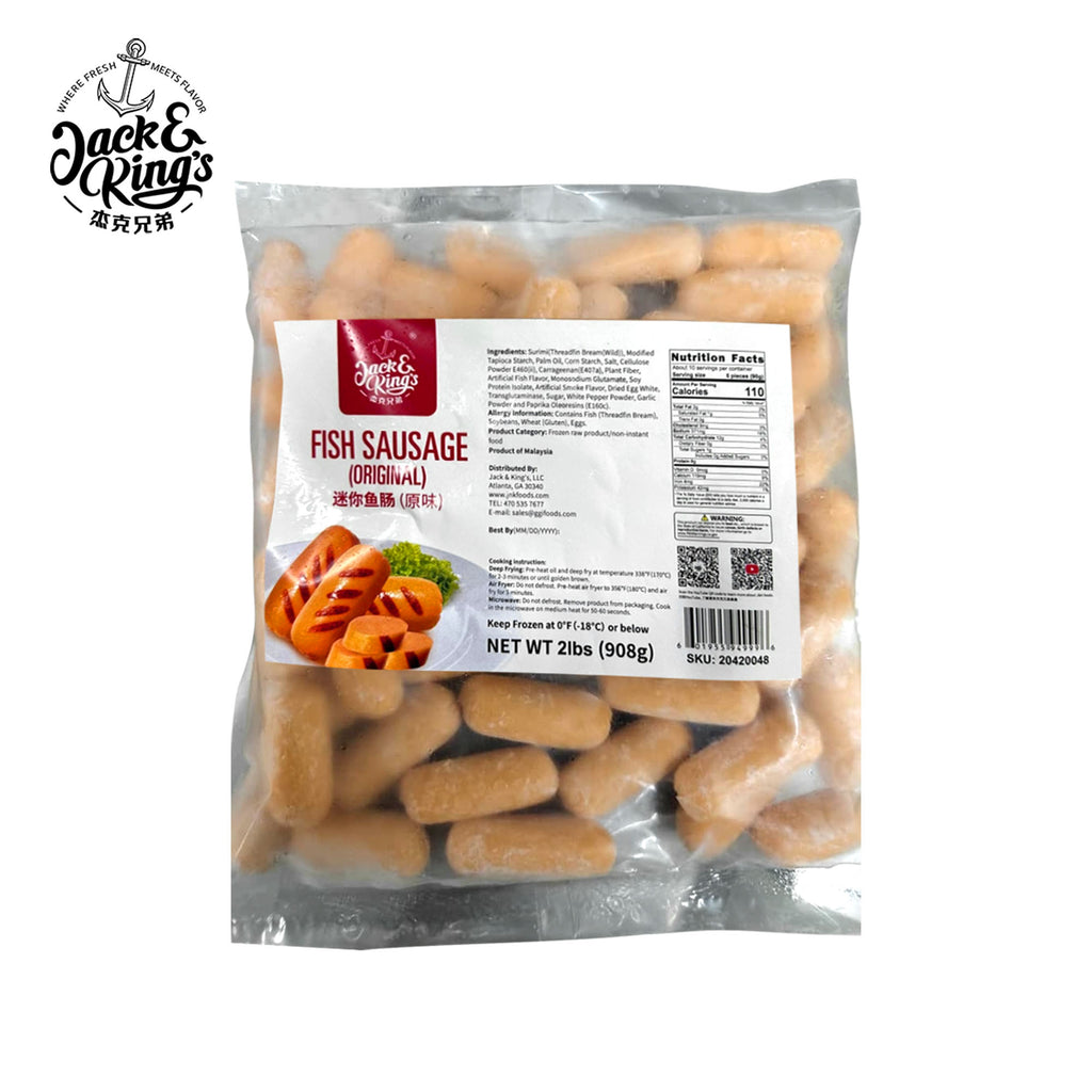 Fish Sausage(Original) 15g/pc, 908g,JNK - Jack & King's