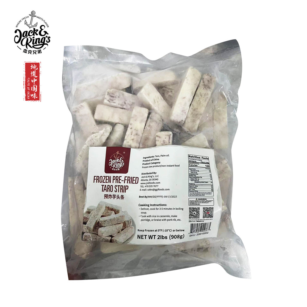 Frozen Pre-Fried Taro Strip (908G*10 JNK) - Jack & King's