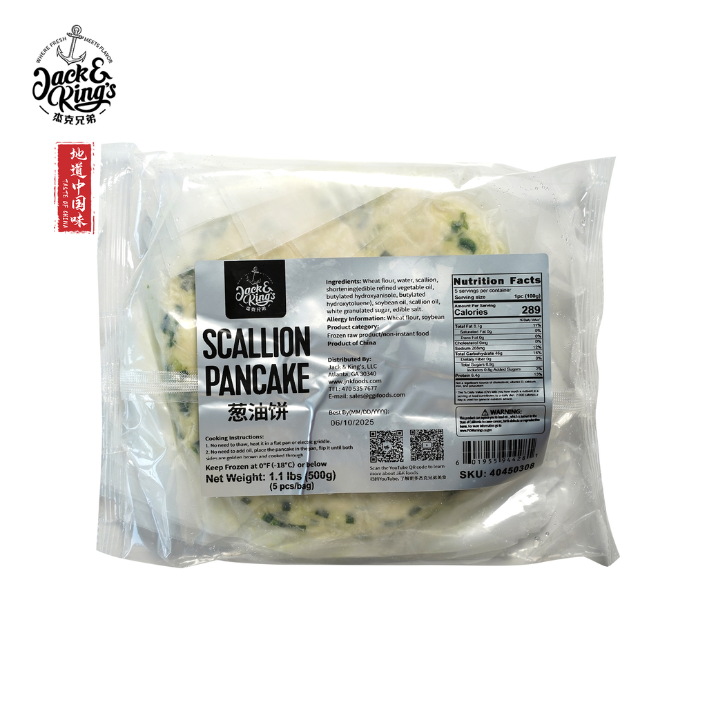 Scallion Pancake 100g*5pc*20bag/ctn - Jack & King's