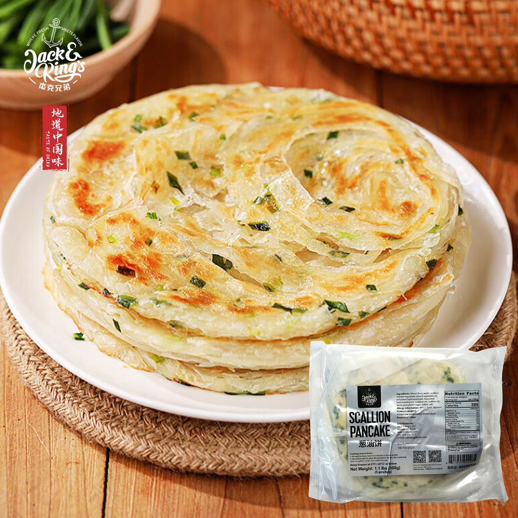 Scallion Pancake 100g*5pc*20bag/ctn - Jack & King's